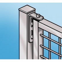 13886 - tubular gate hinge